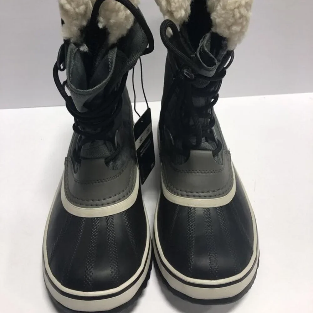 Sorel Women’s Winter Carnival, Waterproof Quarry/Black Boots, Size 6M